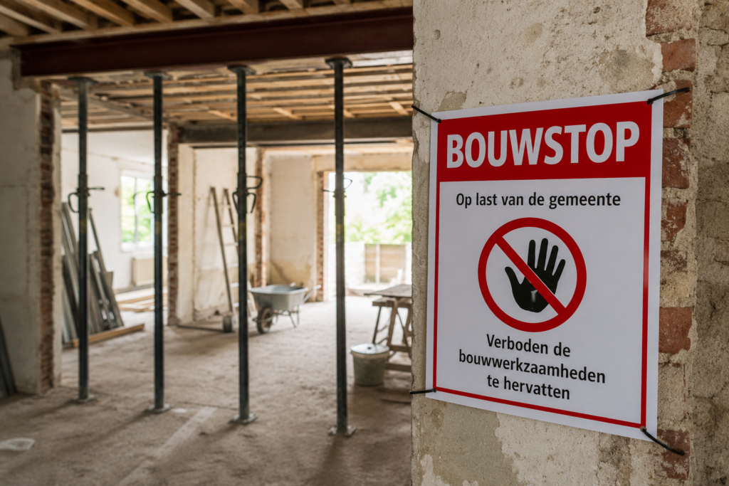 Bouwstop wat nu bij een verbouwing met constructieve werkzaamheden